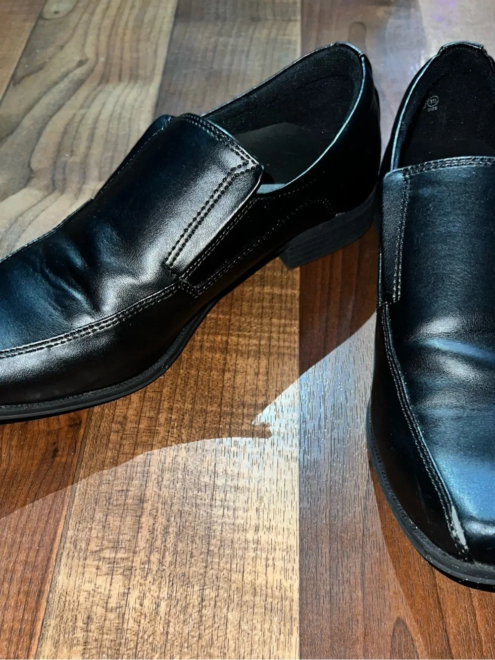Smart Fit Black Slip-On Dress Boots for Kids